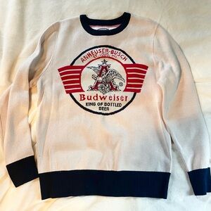 Budweiser sweater size medium new